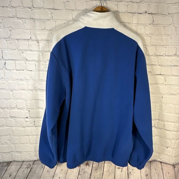 NFL Reebok Indianapolis Colts Large Fleece Quarter Zip Pullover Blue White Shack - Picture 5 of 9